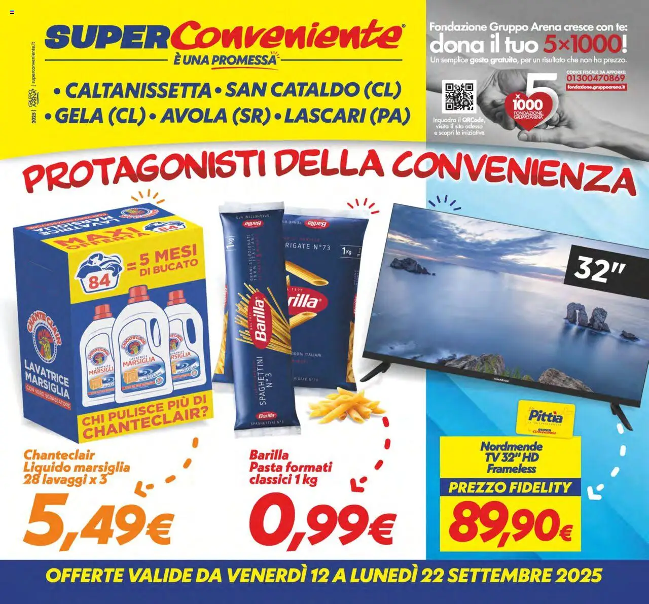 Volantino SuperConveniente valido da 12/09/2025 numero di pagina 1