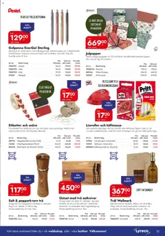 Förhandsgranska reklamblad Aktuella reklamblad Lyreco från butik Lyreco gäller från 30/09/2025 | Sida : 15