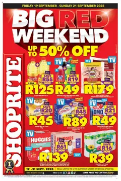 Preview of Shoprite flyer valid from 19/09/2025