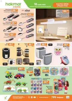 Hakmar Express Perşembe Aktüel Ürünler 18.12.2025 - Broşürünün önizlemesi