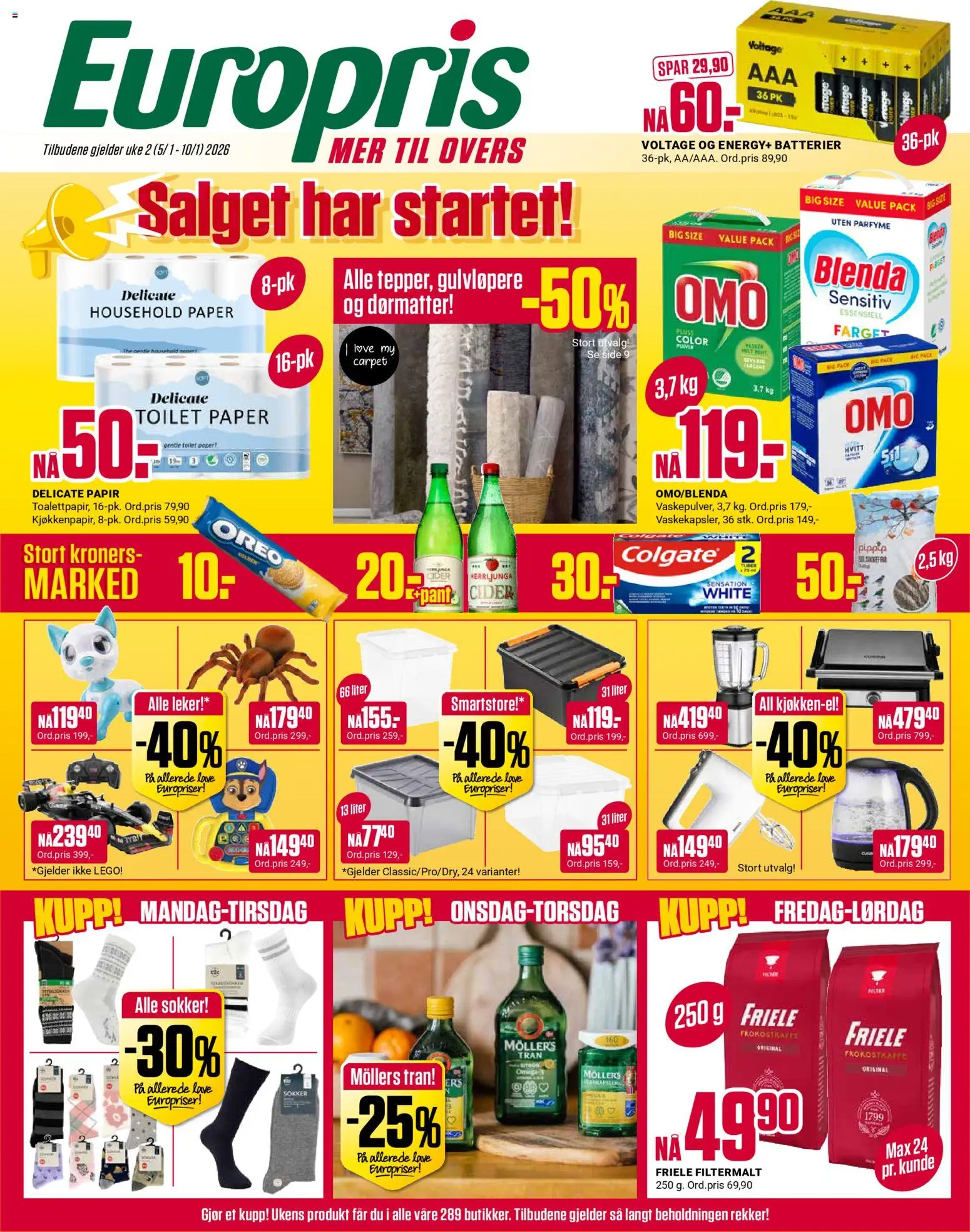 Forhåndsvis Kundeavis fra butikk Europris gyldig fra 05/01/2026