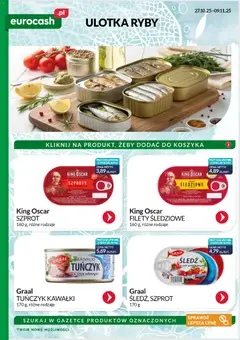 Pogląd gazetki "Ryby" ze sklepu Eurocash ważnej od 27.10.2025