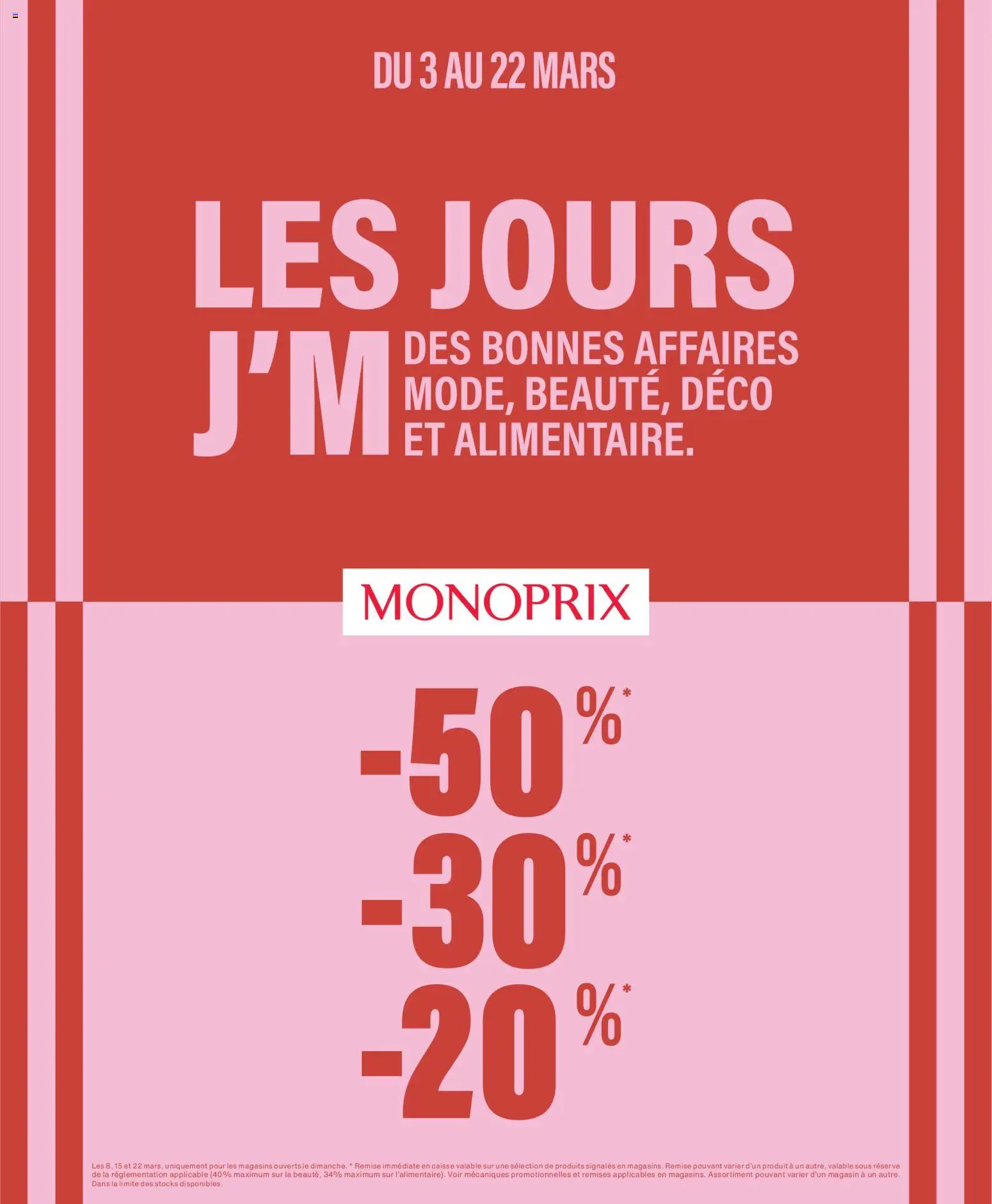 Prévisualisation de Catalogue du magasin Monoprix formulaire valide 03/03/2026