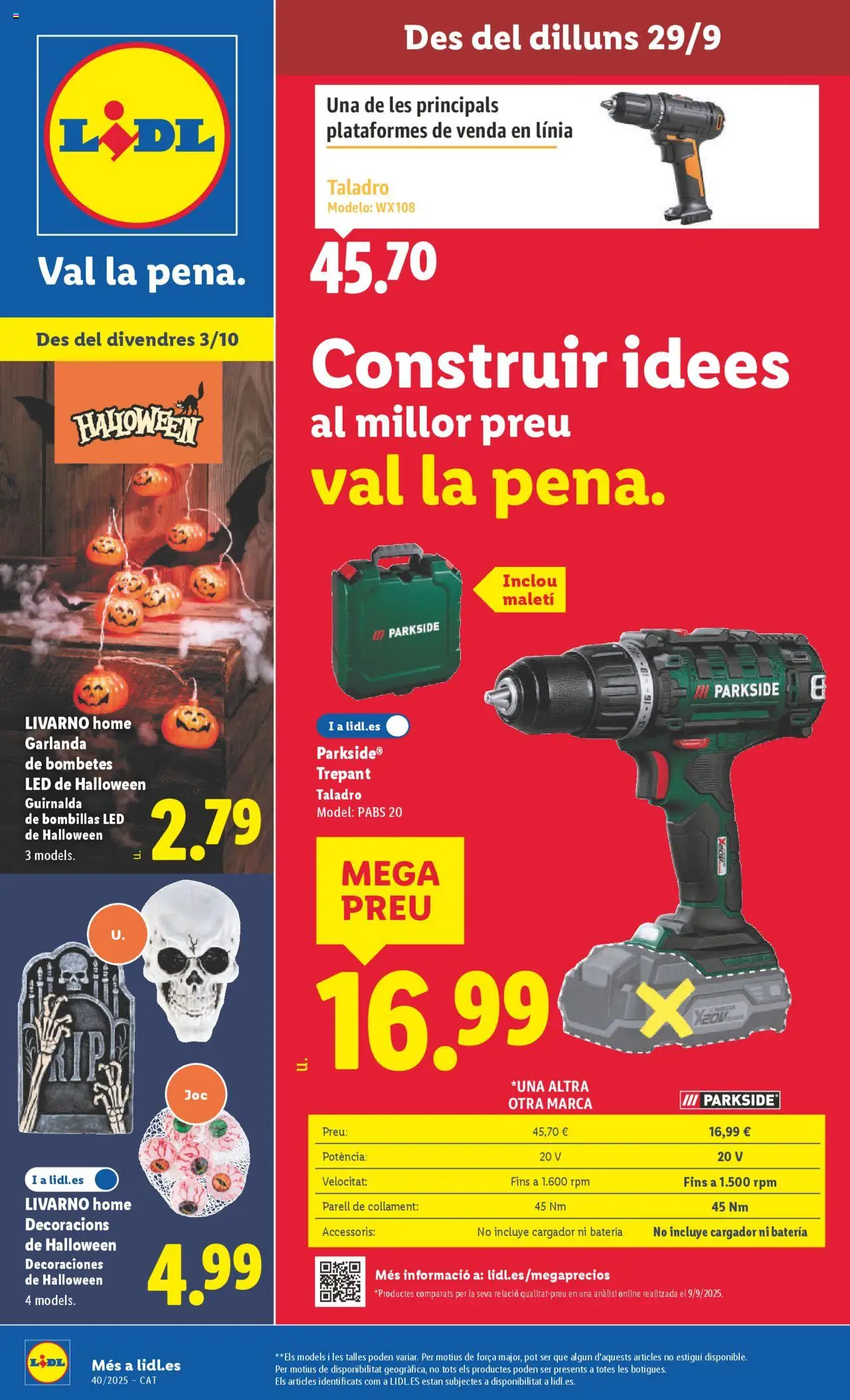 LIDL Folleto de bazar del 29/09/2025 >> catálogo esta semana