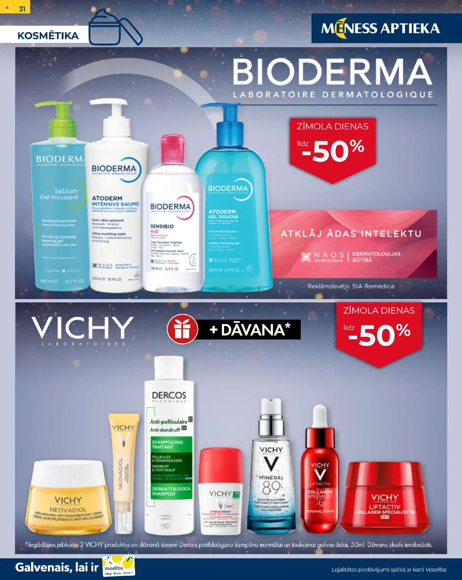 Skatīt Mēness aptieka akciju bukletu, derīgs no 2025.12.01