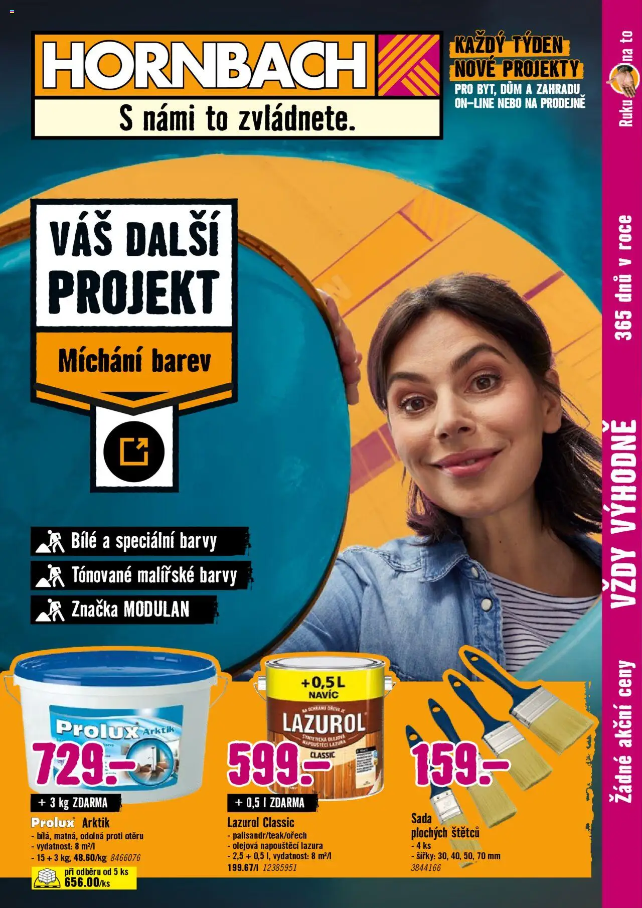  HORNBACH Leták - Míchání barev (23.07.2025 - 06.08.2025)