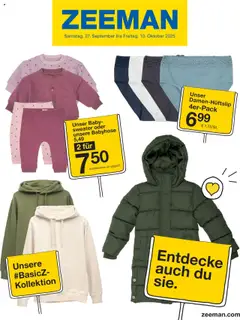 Vorschau von dem Prospekt des Geschäftes Zeeman, gültig ab dem 27.09.2025