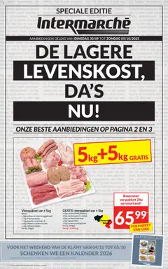 Voorbeeld van Folder week 40 van winkel Intermarché geldig vanaf 30/09/2025