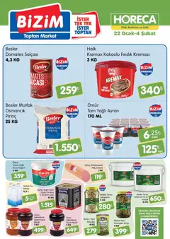 Bizim Toptan Horeca kataloğu 22.01.2026 - Broşürünün önizlemesi