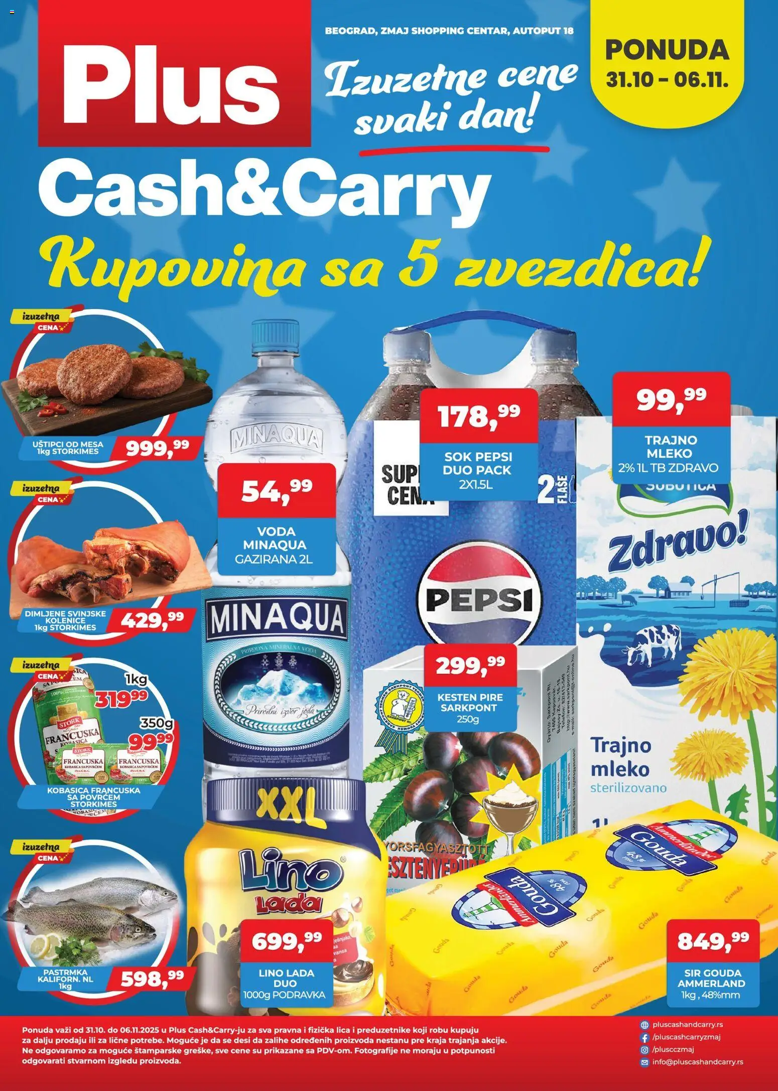 Pregled Plus Cash & Carry kataloga - važi od 31.10.2025