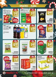 Preview of leaflet Προσφορές from shop Market in valid from 03/12/2025 | Σελίδα: 21