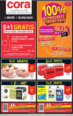 Voorbeeld van Folder de la semaine 37 van winkel Cora geldig vanaf 09/09/2025
