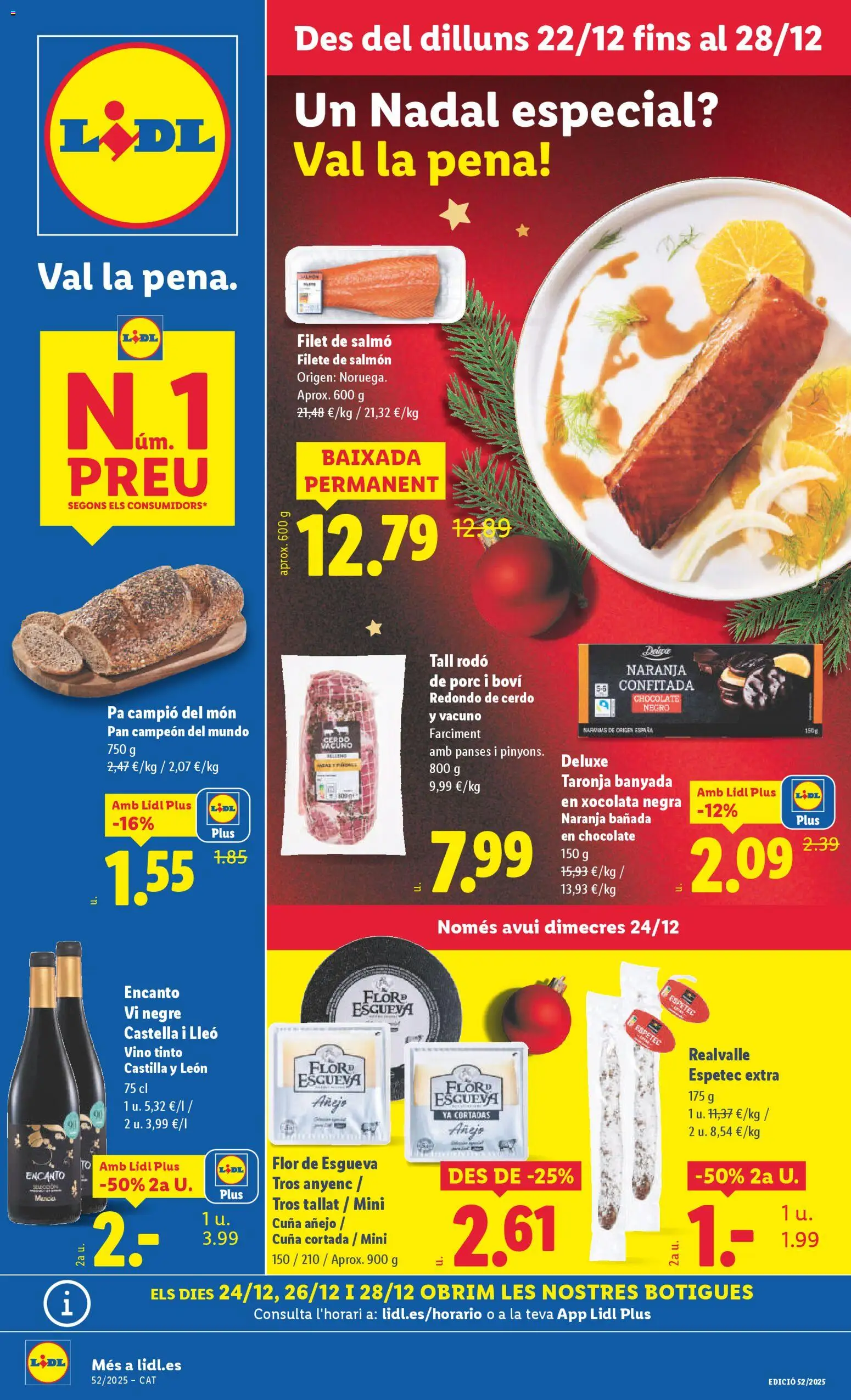 Vista previa del folleto de la tienda Lidl válido desde el 22/12/2025 