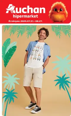 Auchan - Textil ajánlataink megtekintése, amely érvényes 2025.07.31.-től