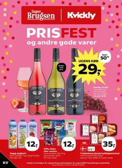 Eksempel på tilbudsavis Tilbudsavis fra butik Kvickly gyldig fra 15/08/2025