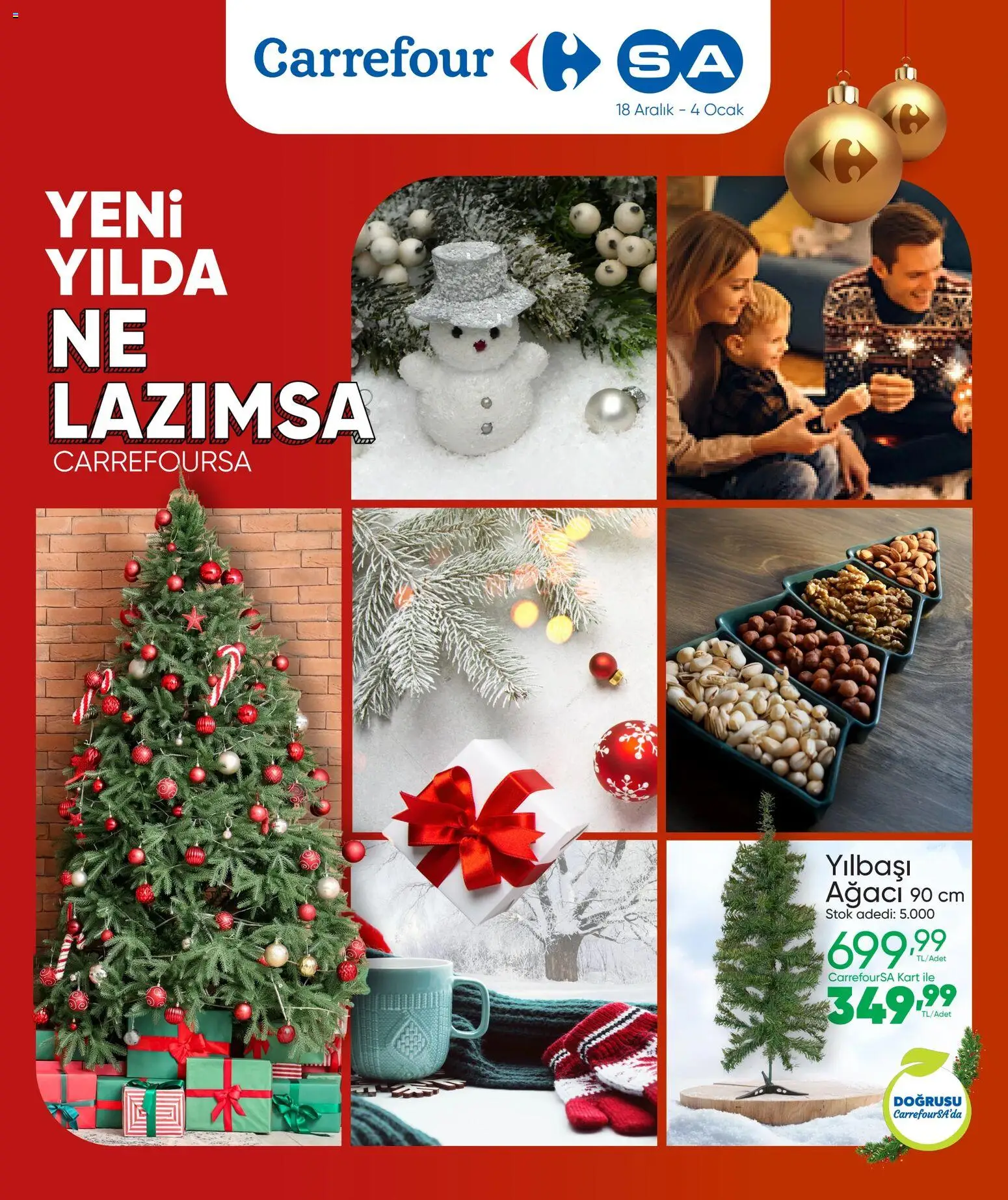 CarrefourSA Katalog Yeni Yılda ne lazımsa 18.12.2025 - Broşürünün önizlemesi