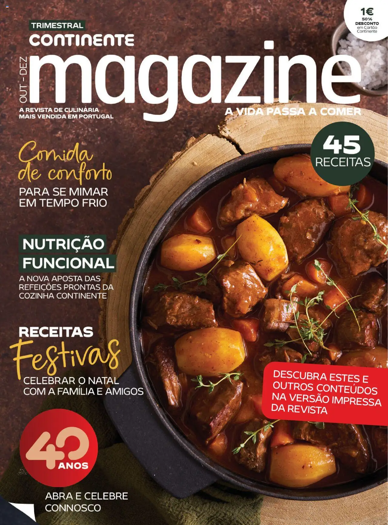 Pré-visualização do folheto da loja Continente válida a partir de 01/10/2025 - Revista, Refeições prontas