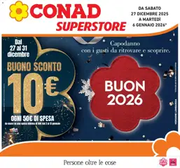 Anteprima dell'opuscolo Buon 2026 dal negozio Conad valido da 26/12/2025