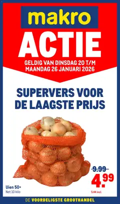 Voorbeeld van Versdeals van winkel Makro geldig vanaf 20-01-2026