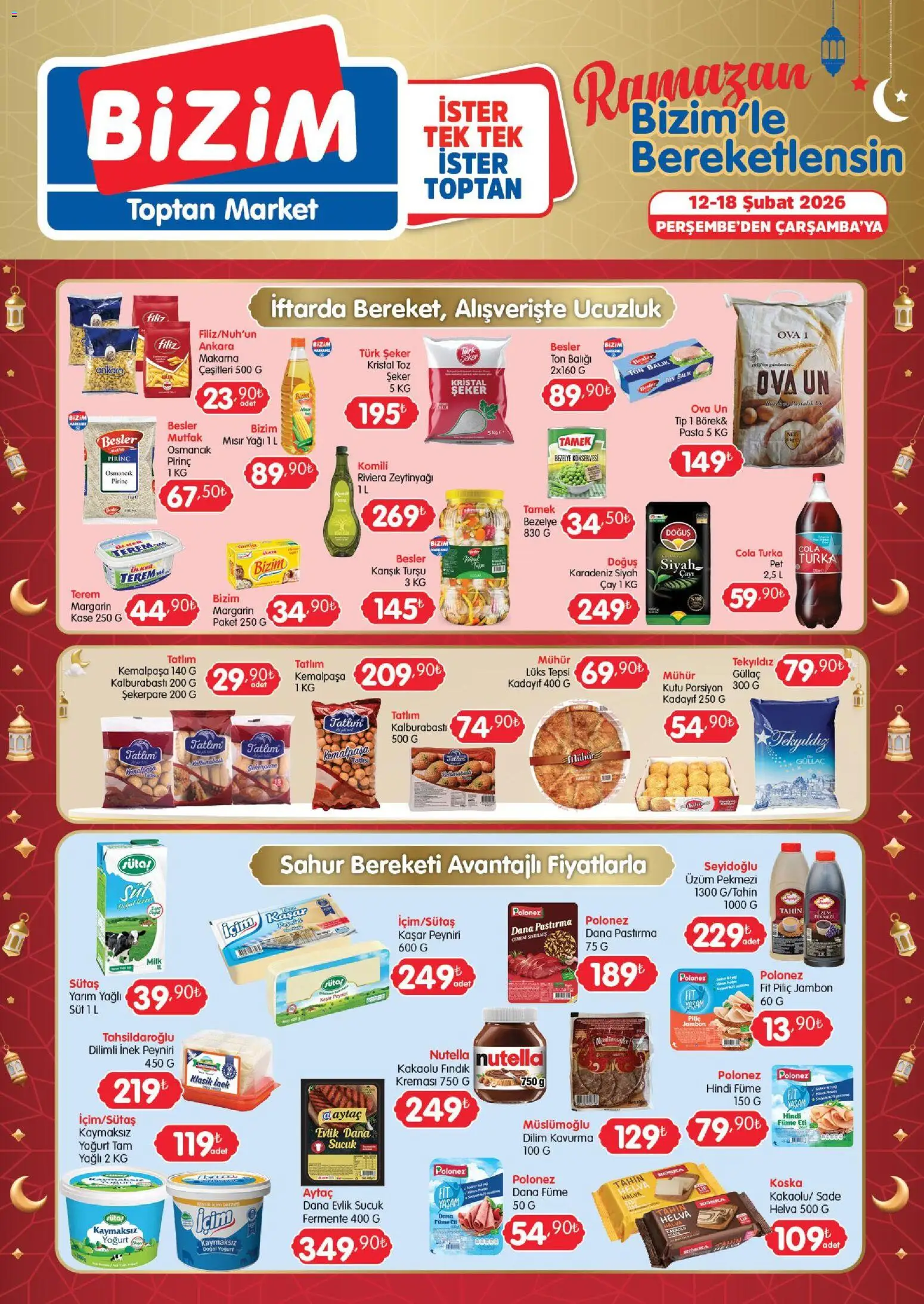 Bizim Toptan Katalog 12.02.2026 - Broşürünün önizlemesi