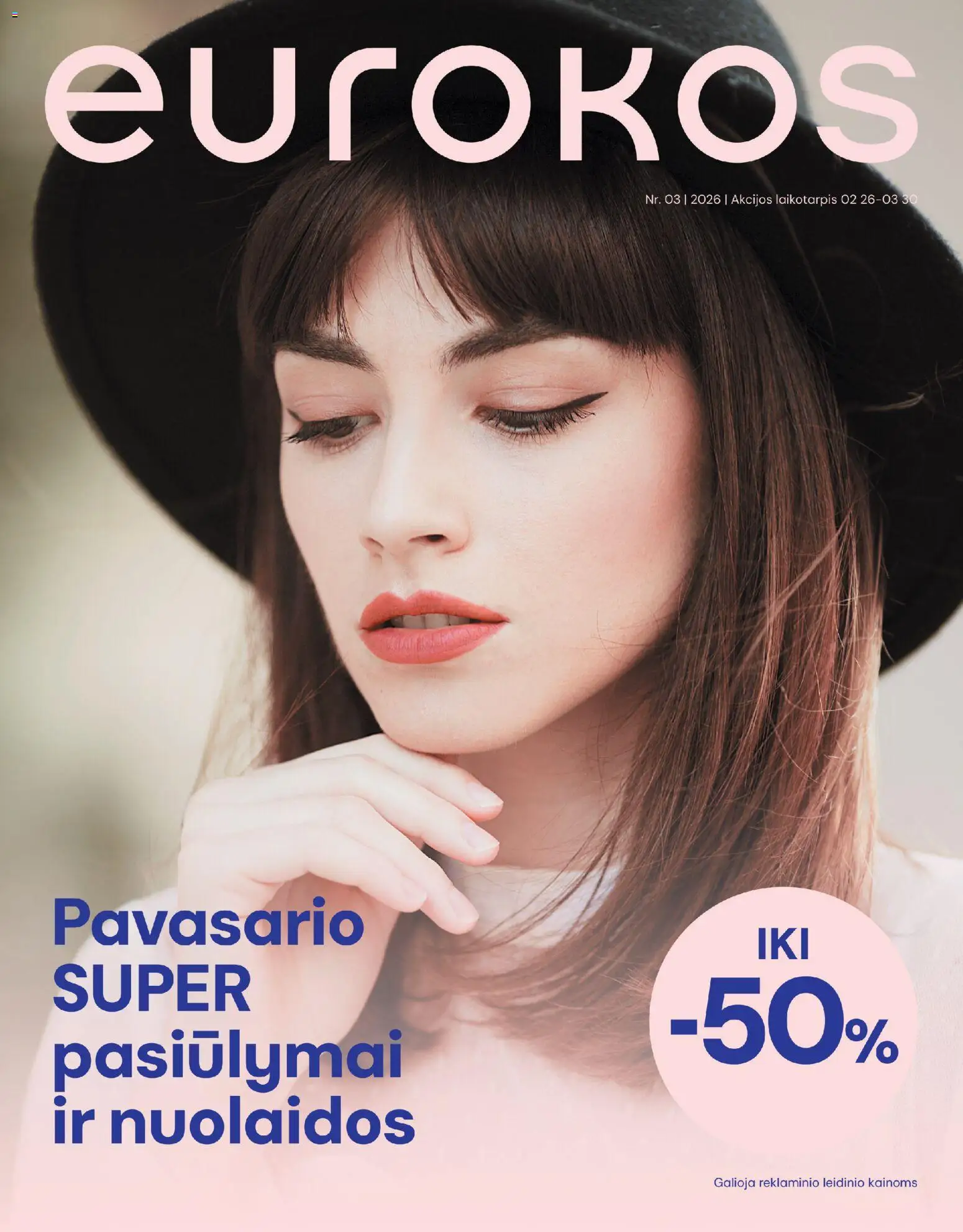 Eurokos parduotuvės leidinio Leidinys galiojančio nuo 2026.02.26 peržiūra