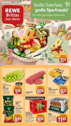 Vorschau von dem Prospekt des Geschäftes Rewe, gültig ab dem 23.03.2026