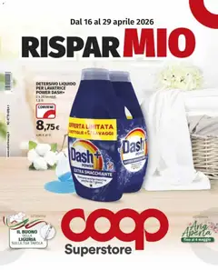 Anteprima dell'opuscolo COOP volantino Superstore Tradate dal negozio COOP valido da 16/04/2026