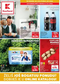 Pregled letka Rijeka Zamet trgovine Kaufland vrijedi od 18.03.2026