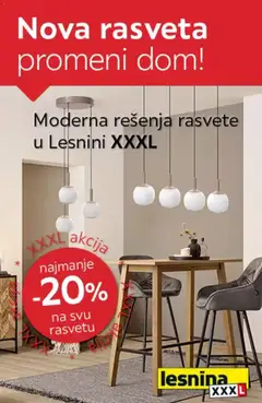 Pregled Lesnina XXXL kataloga - važi od 02.02.2026