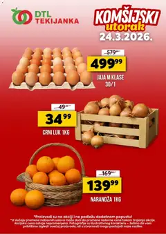 Pregled Tekijanka kataloga - važi od 24.03.2026