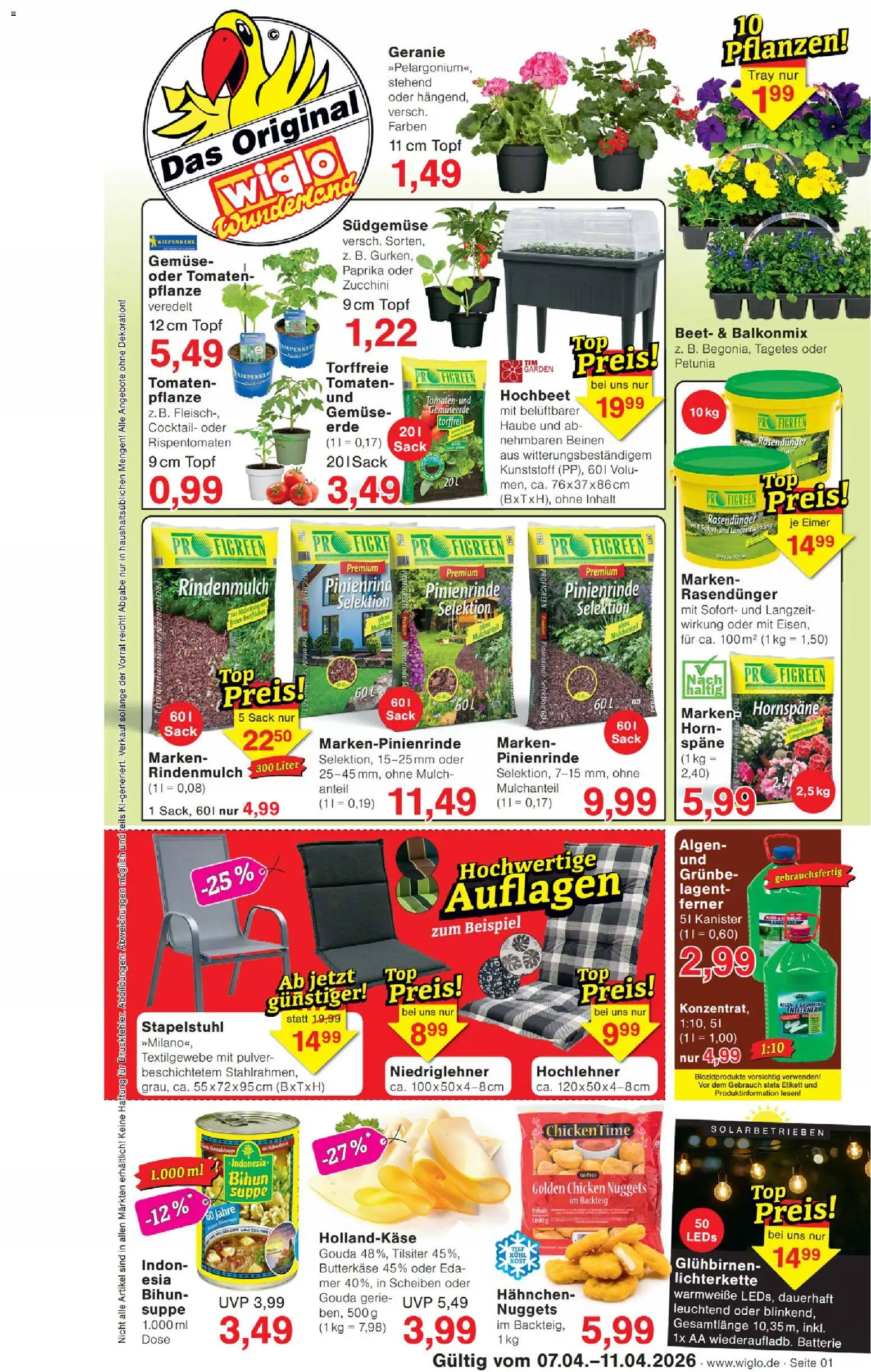 Vorschau von dem Prospekt des Geschäftes Wiglo Wunderland, gültig ab dem 07.04.2026