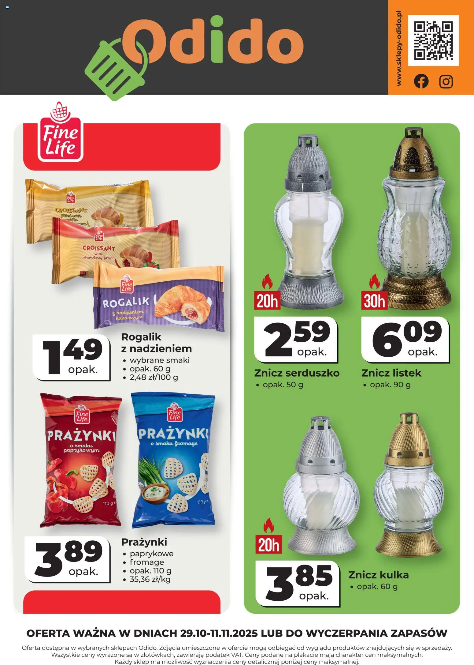 Pogląd gazetki "Wybrane produkty" ze sklepu Odido ważnej od 29.10.2025