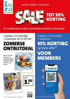 Voorbeeld van Traffickaart week 31 van winkel Intratuin geldig vanaf 28-07-2025