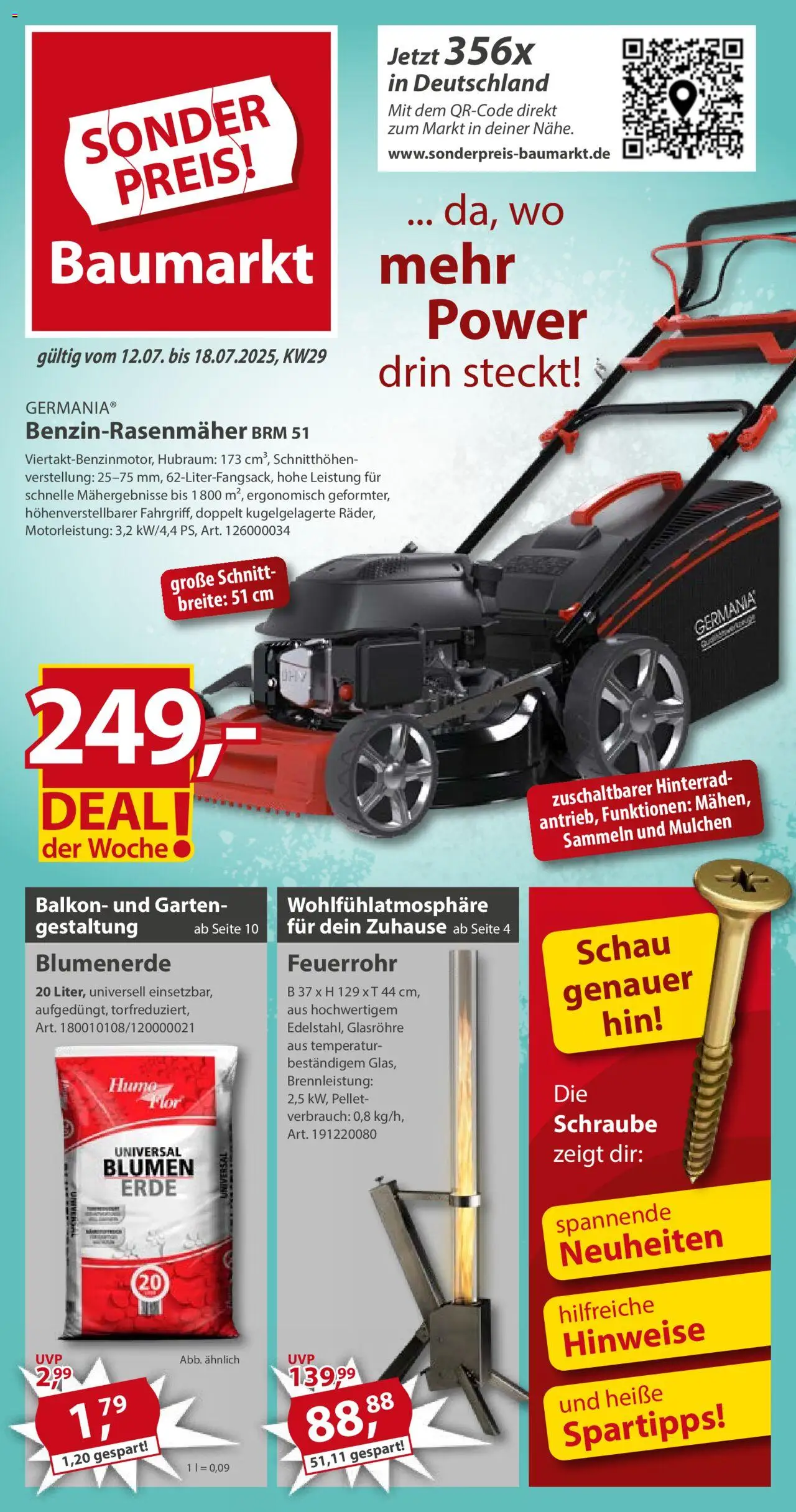 Sonderpreis Baumarkt Prospekt (vom 12.07.2025 - 18.07.2025)