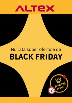 Previzualizarea de cataloage: Altex Black Friday valabil de la 06.11.2025