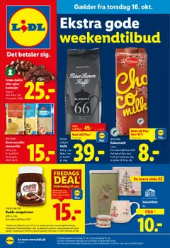 Eksempel på tilbudsavis Tilbudsavis fra butik Lidl gyldig fra 12/10/2025