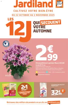 Prévisualisation de Catalogue du magasin Jardiland formulaire valide 22/10/2025