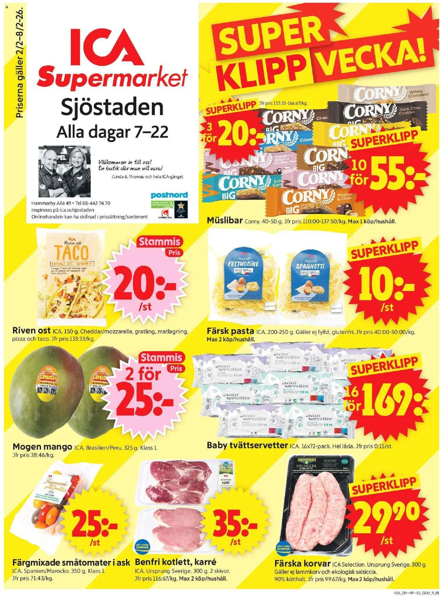 Förhandsgranska reklamblad Stockholm från butik ICA Supermarket gäller från 02/02/2026