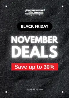 Preview of Sportsmans Warehouse flyer valid from 18/11/2025