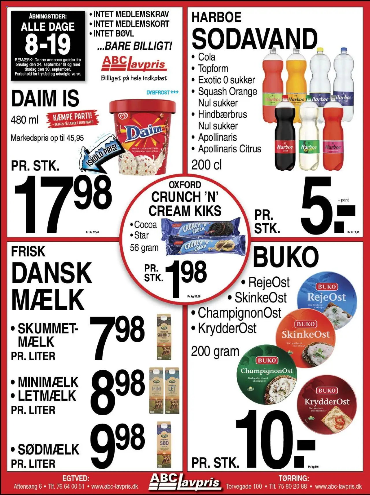 Abc Lavpris tilbudsavis gyldig fra 24/09/2025 - side 1