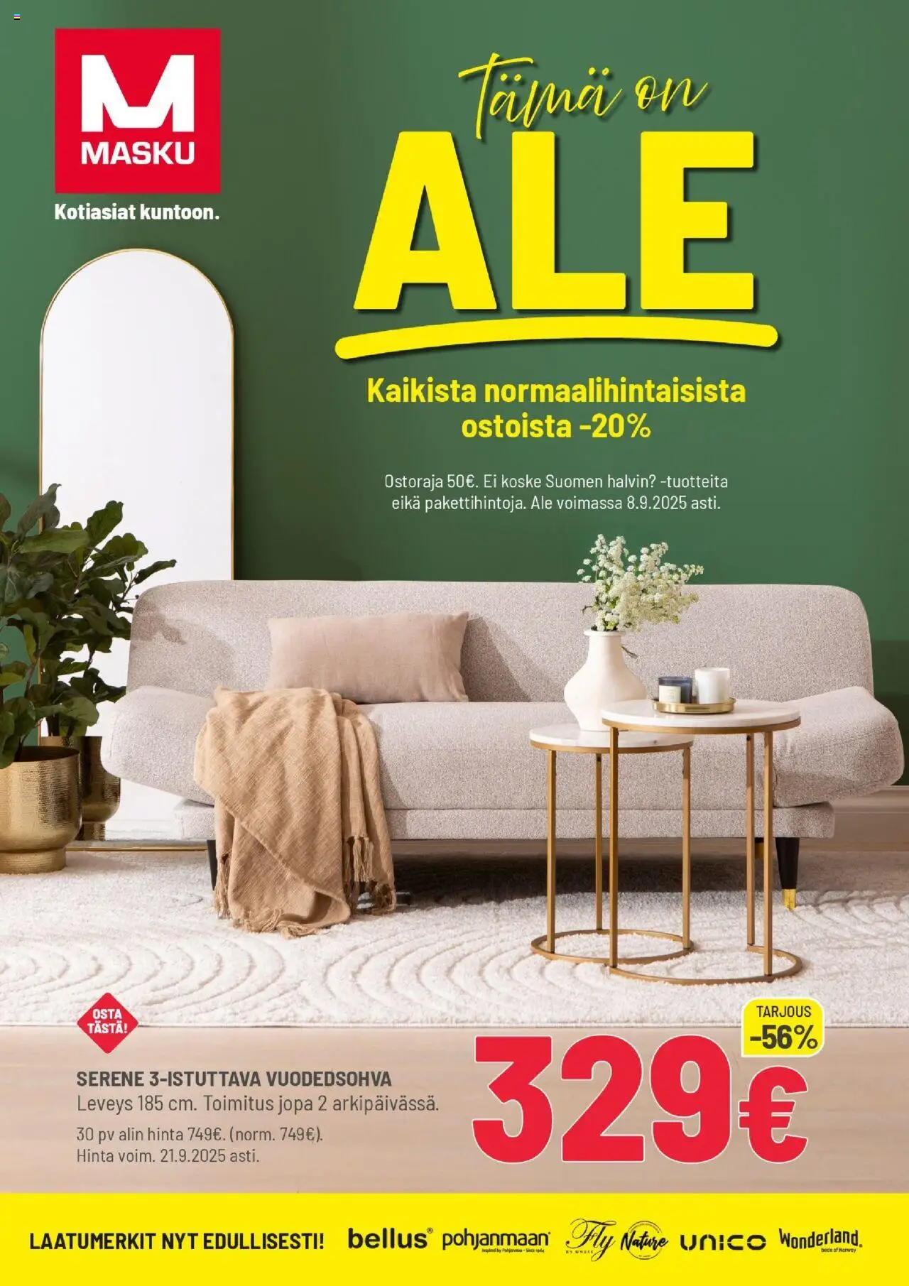 Masku-kaupan Tarjoukset voimassa 01/09/2025 - Sivulla 1