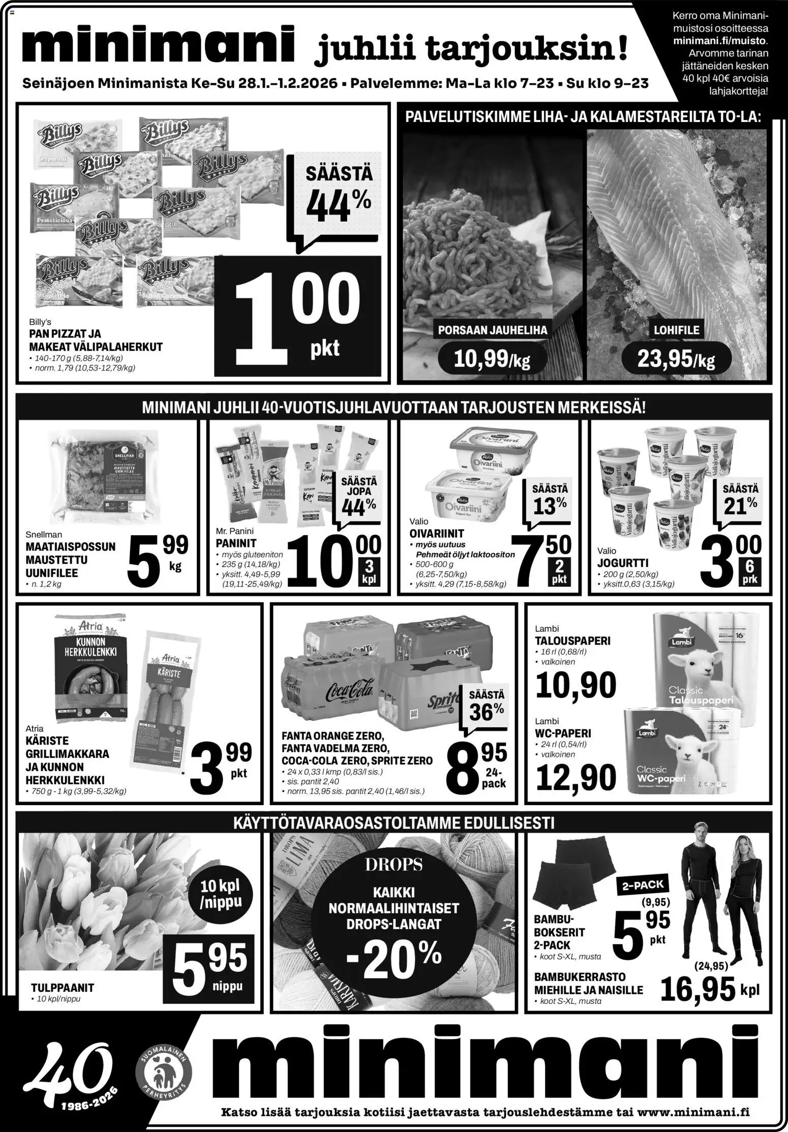 Kaupan Minimani Tarjoukset - Seinäjoki esikatselu, voimassa 28/01/2026