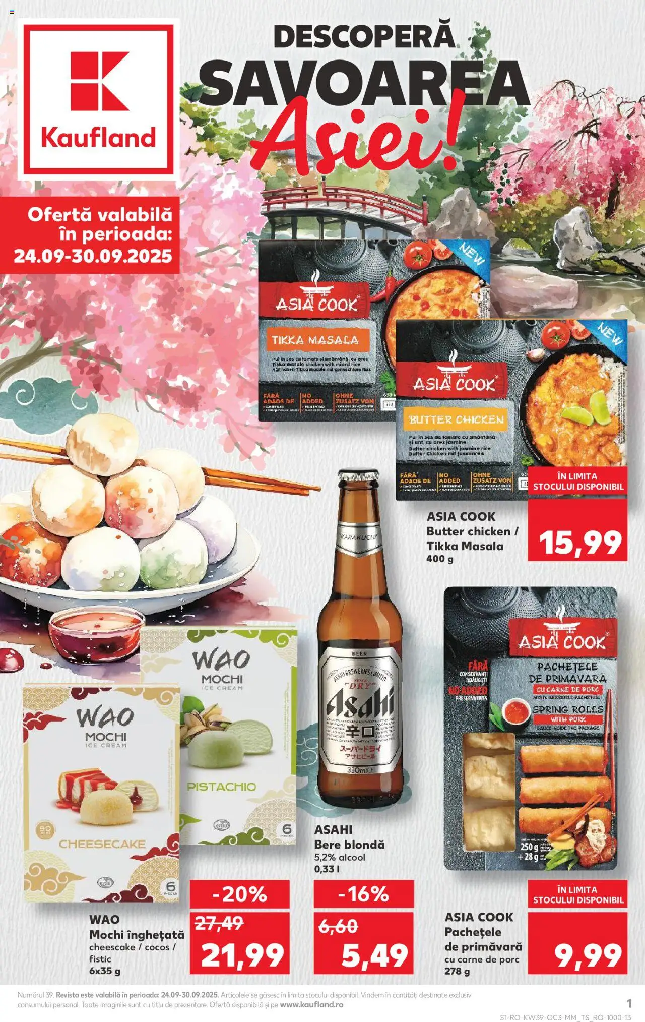Kaufland RO aktuális szórólap, érvényes 2025.09.24.-től - 1 oldal