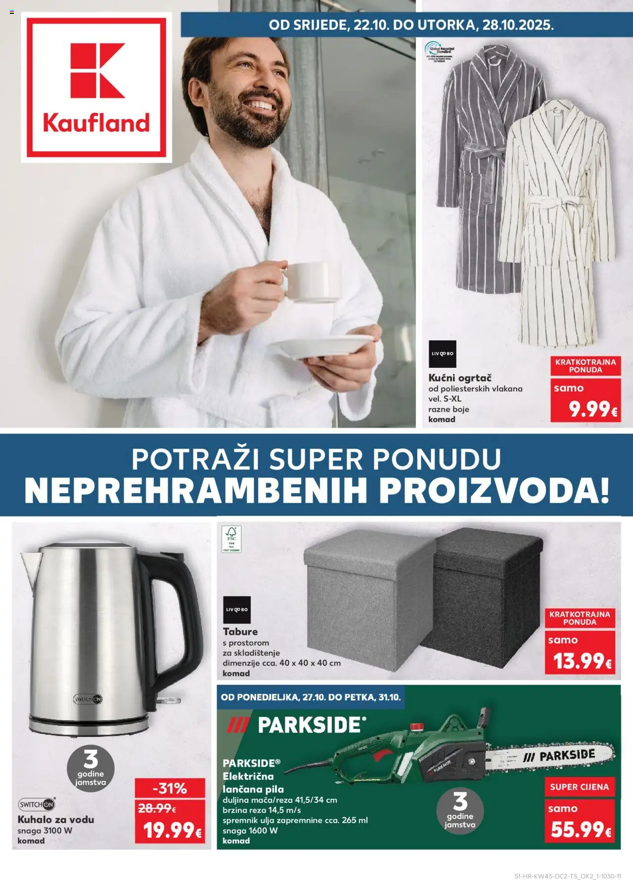 Kaufland aktualni Split-Ravne njive vrijedi od 22.10.2025 - tjedna akcija broj stranice 1
