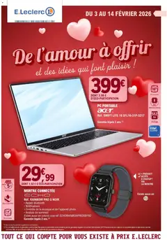 Prévisualisation de Saint Valentin du magasin E.Leclerc formulaire valide 03/02/2026