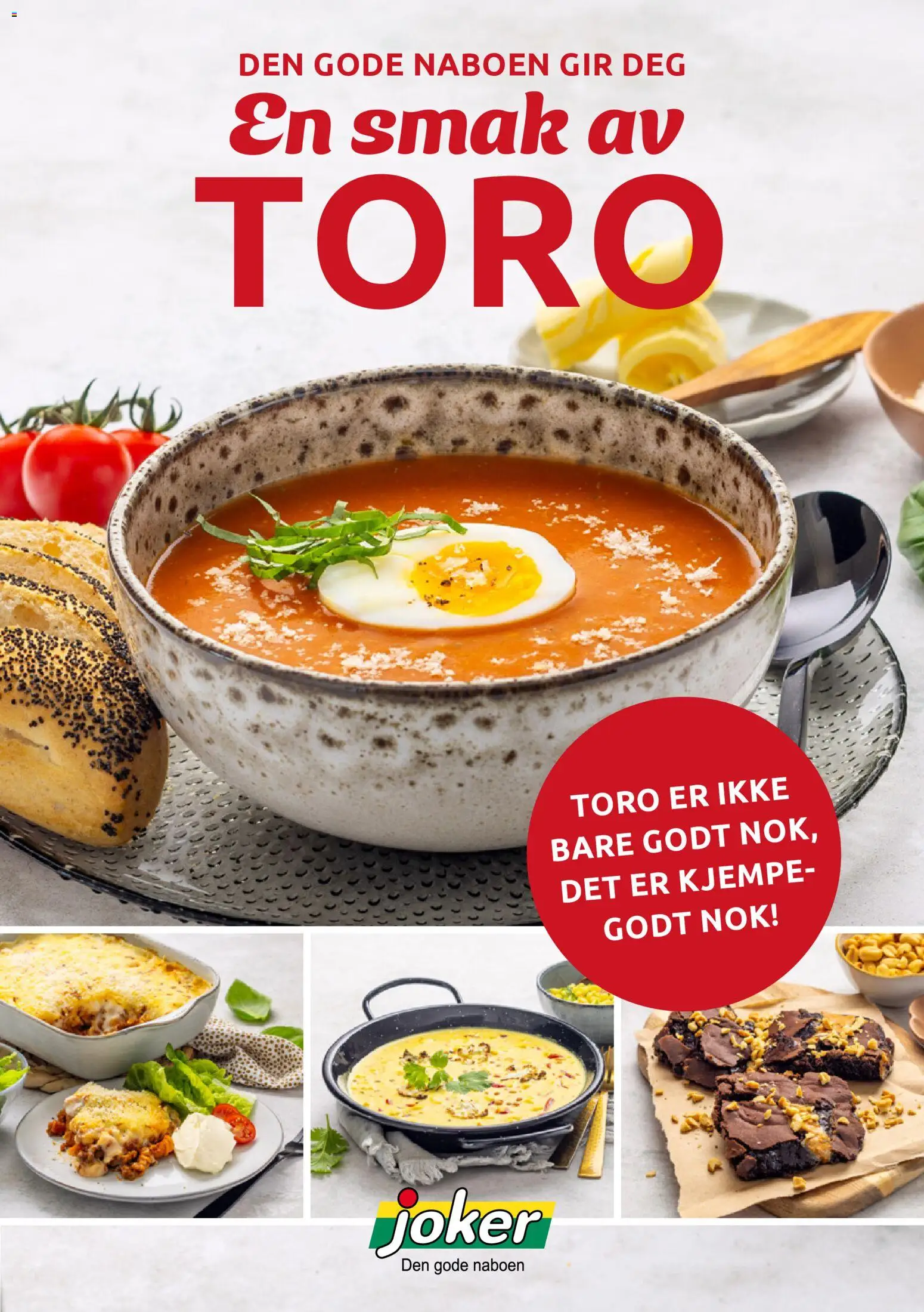 TORO - kjempegodt nok! Joker gyldig fra 22/10/2025 - Sidenummer 1