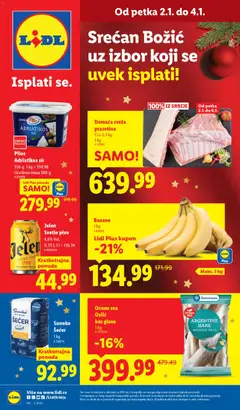 Pregled Lidl kataloga - važi od 02.01.2026