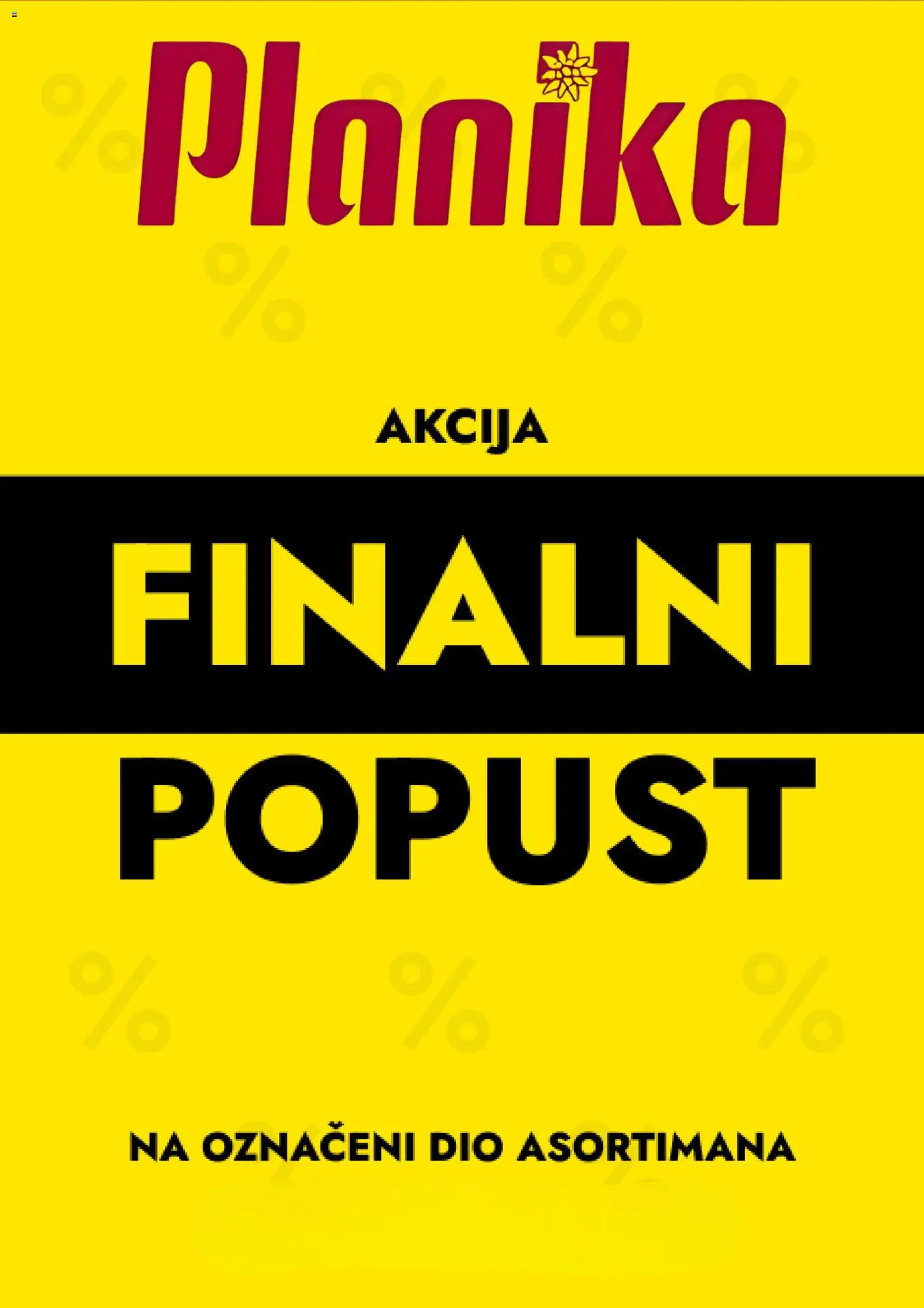 Pregled letka Katalog trgovine Planika vrijedi od 17.02.2026