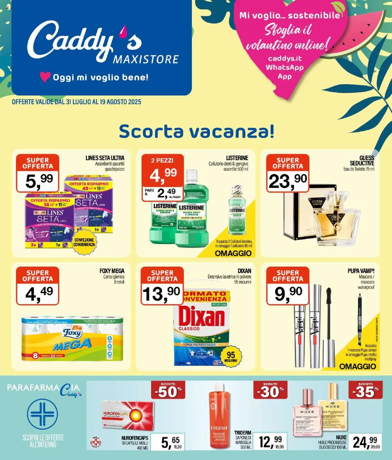 Volantino Caddy's valido da 31/07/2025 numero di pagina 1