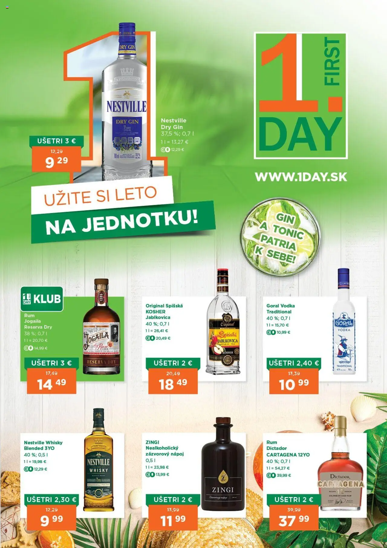 1day Leták (28.08. - 10.09.2025) - Akčná ponuka